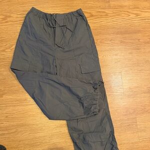 Women's Wide Leg Pants in Gray